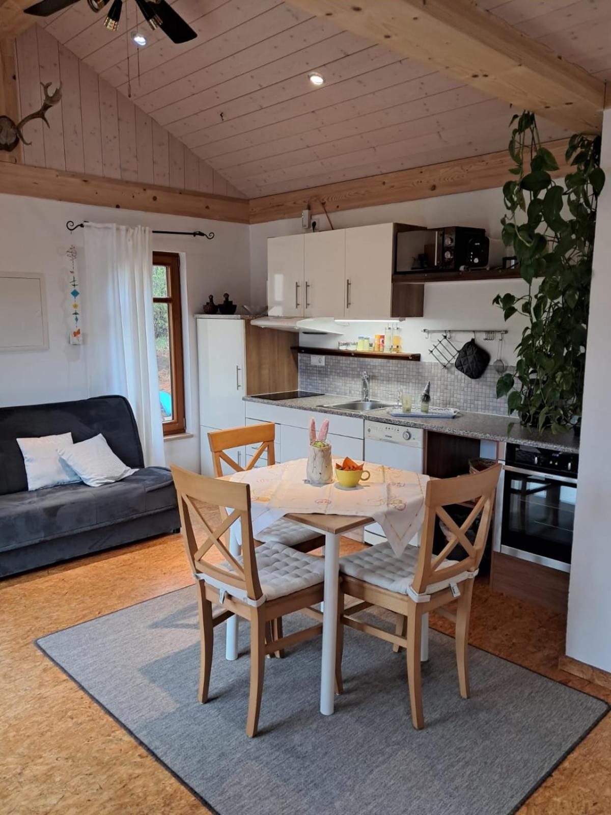 Apartment mit Gartenblick Eckersdorf Exterior foto